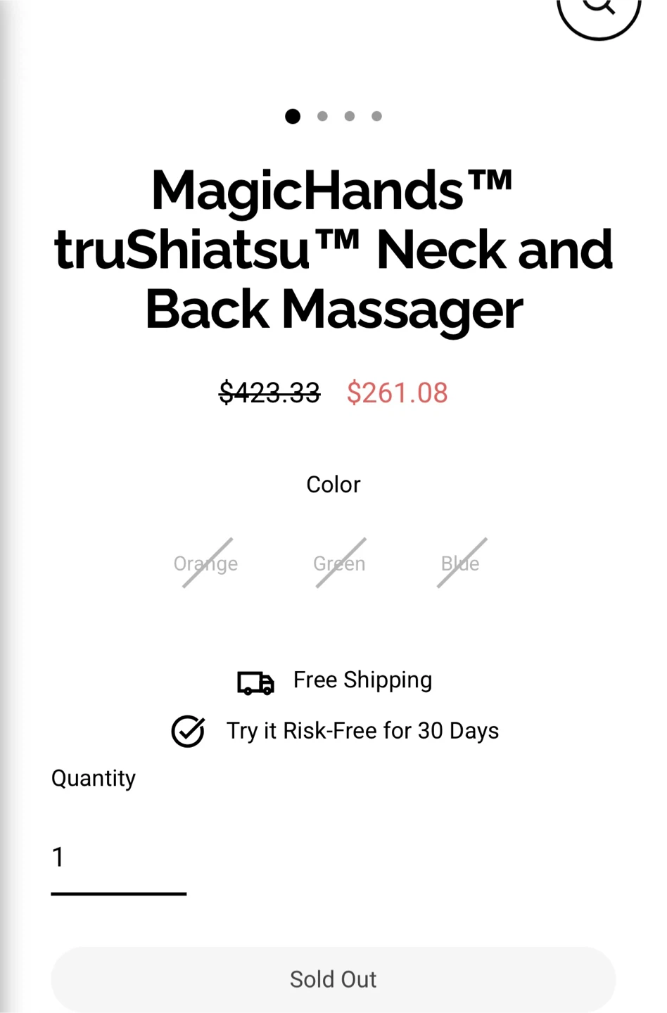 truMedic MagicHands truShiatsu Neck and Back Massager - photo 2
