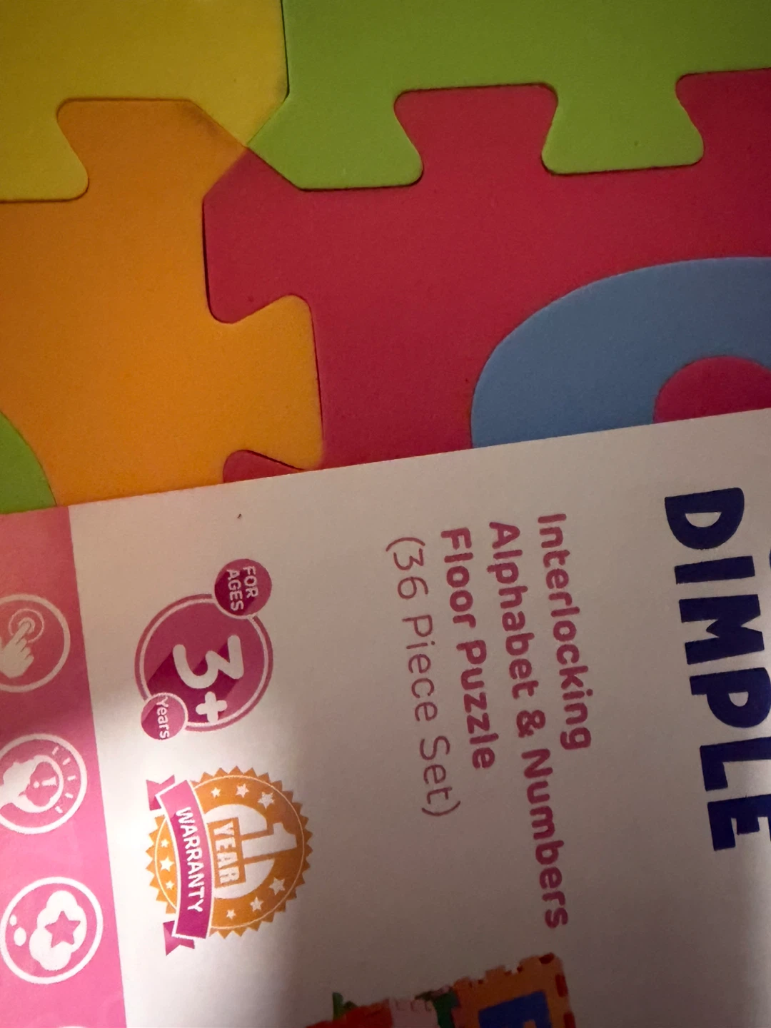 Alphabet & Numbers Floor Puzzle (36 Piece Set) - photo 2