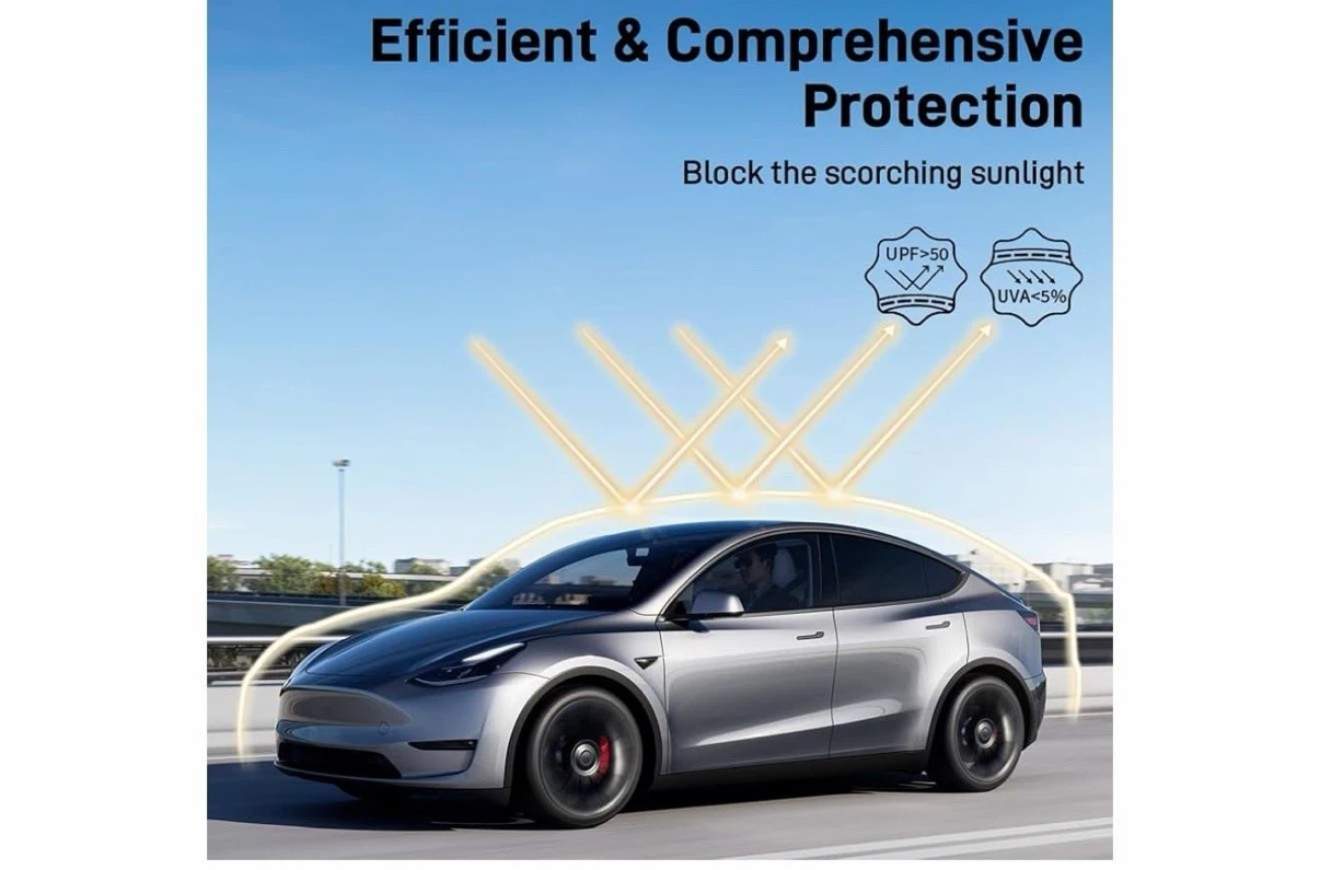 Tesla Model Y Sunshade for Panoramic Roof - photo 3