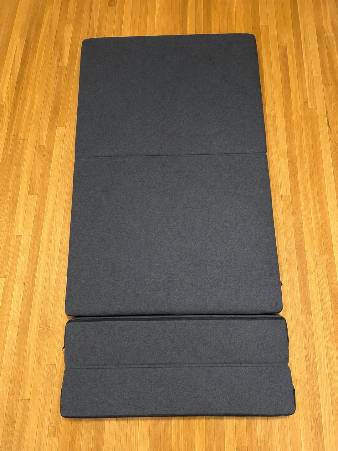 Dark Gray Folding Ottoman Futon Bed - photo 3