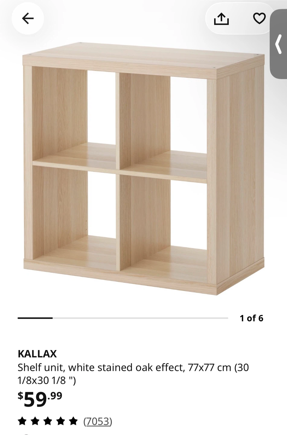 IKEA KALLAX Shelf Unit (Walnut Brown Effect) - photo 3