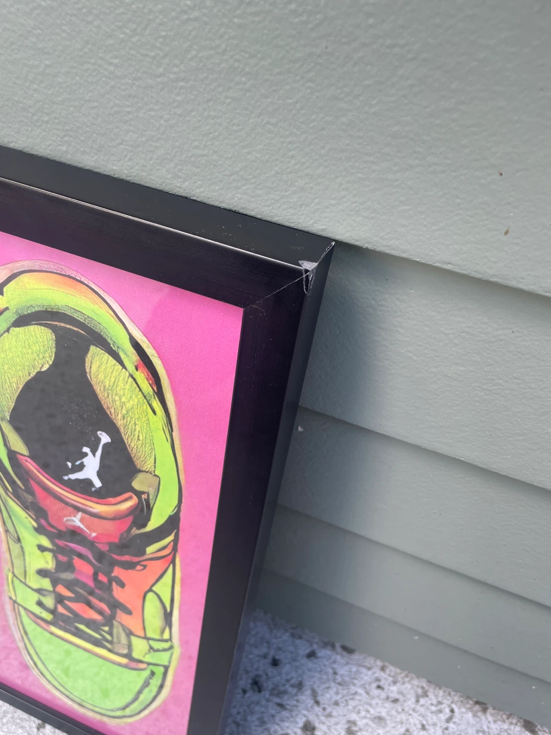 Stephen Chambers Air Jordan Sneaker Pop Art Framed - photo 5