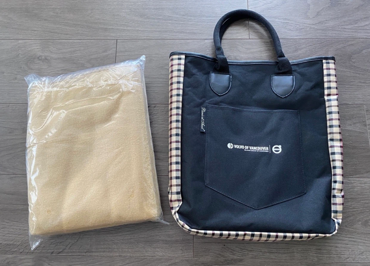 Volvo of Vancouver Tote Bag with Blanket