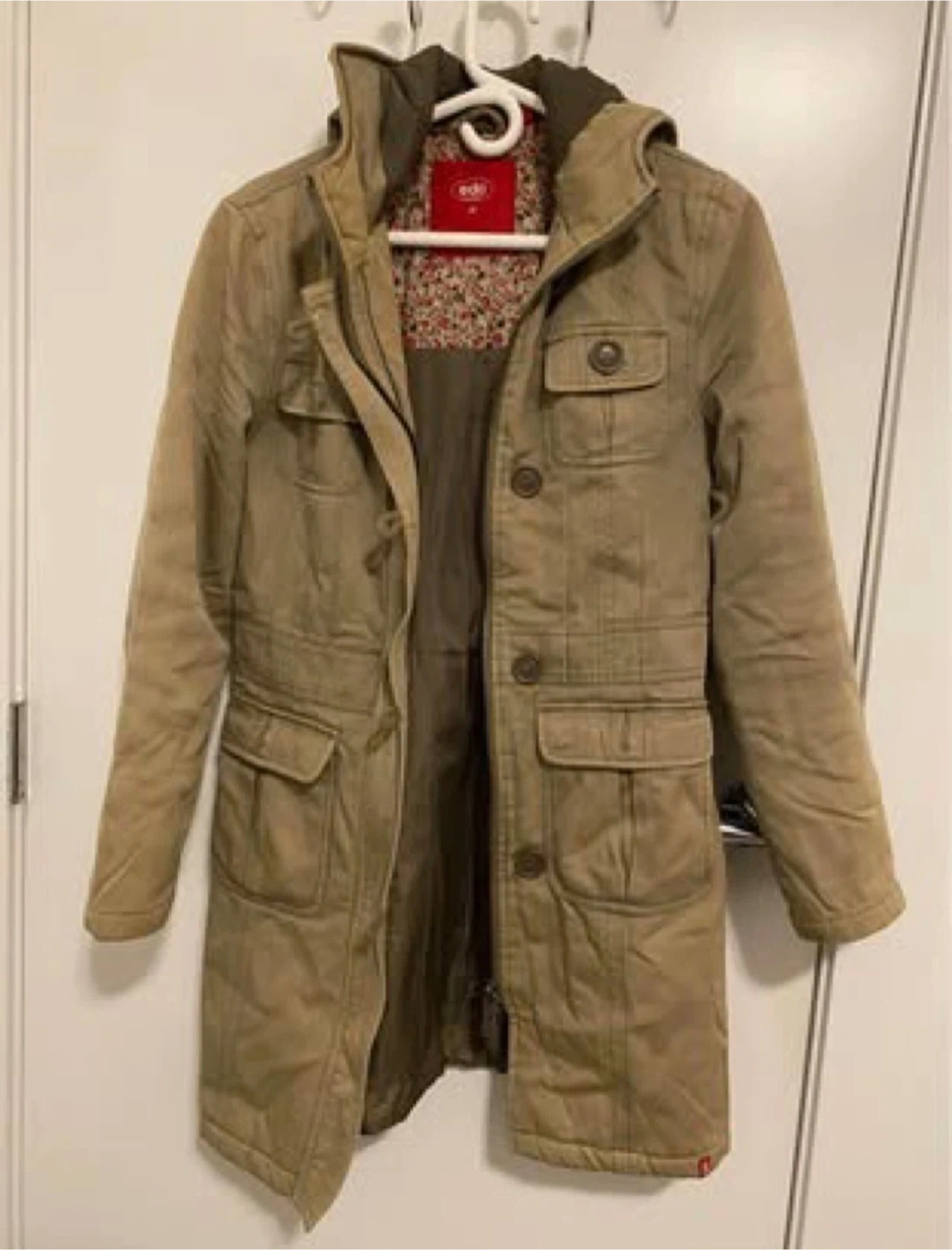 EDC by Esprit Khaki Parka Jacket XS