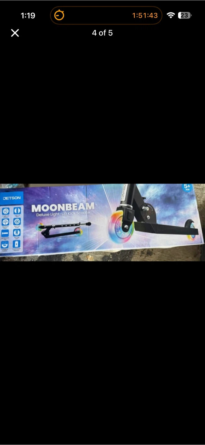Jetson Moonbeam Deluxe Light-Up Kick Scooter - photo 2