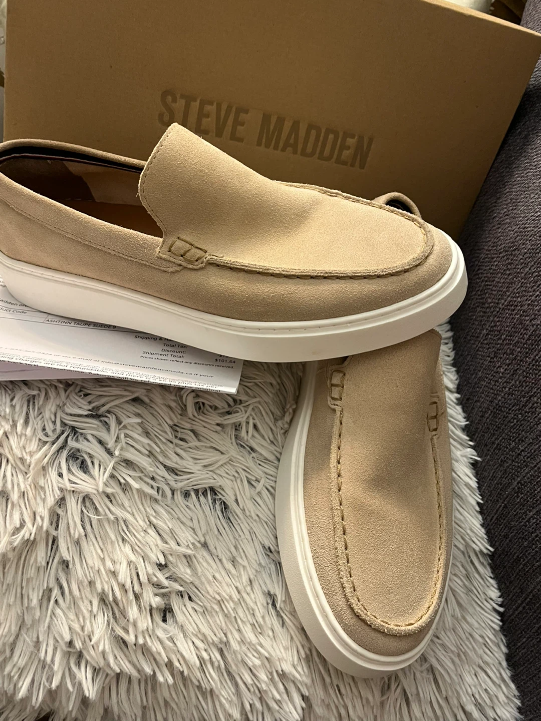 NIB Steve Madden Men's Ashtinn TaLoafers Slip-On – Size 9 - photo 4