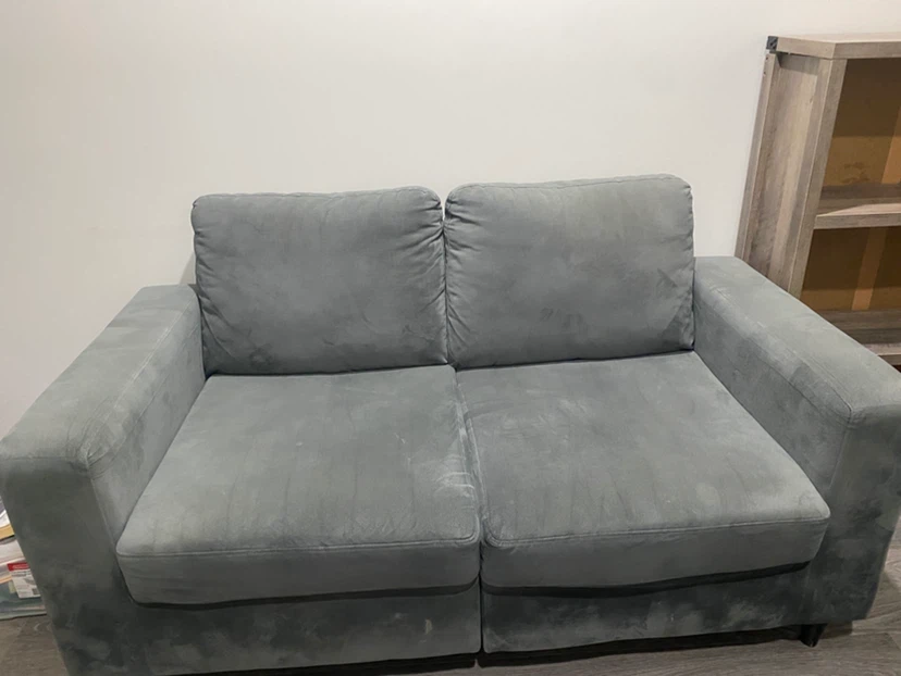 Suede green Sofa