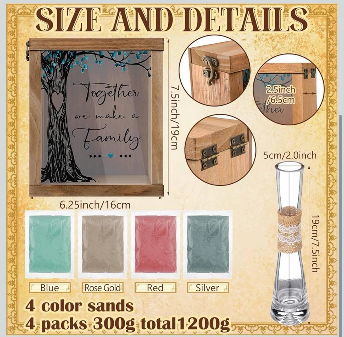Wedding Unity Sand Ceremony Kit - photo 3