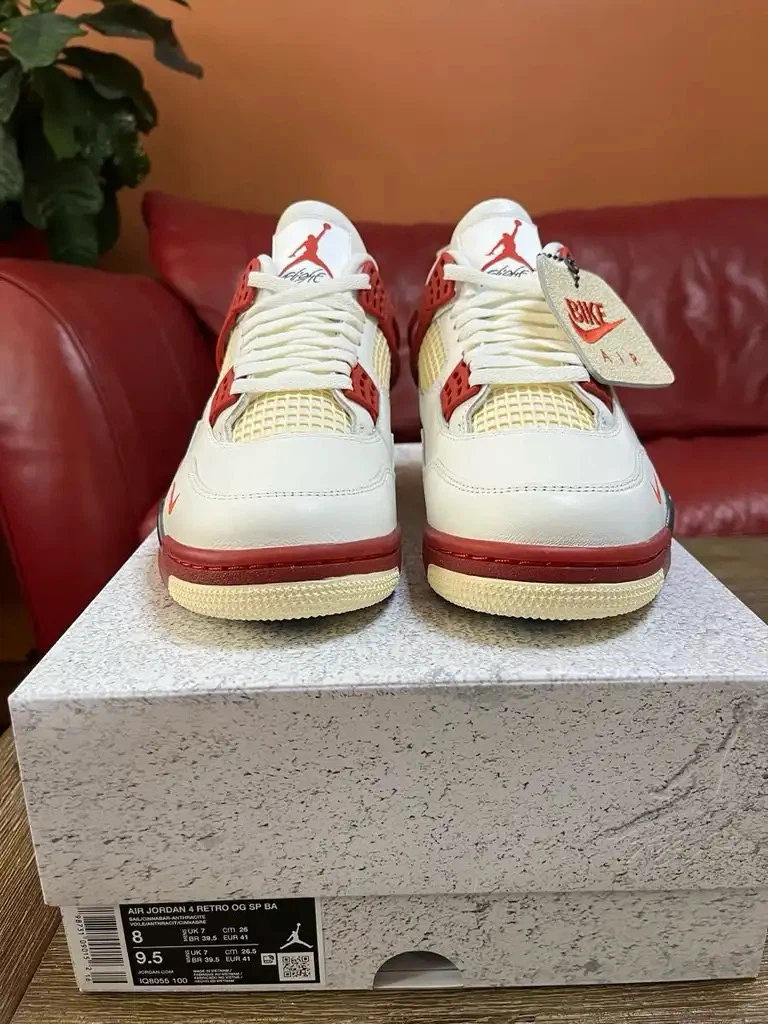 Nigel Sylvester Jordan 4 “Brick After Brick” Sail Cinnabar - photo 2