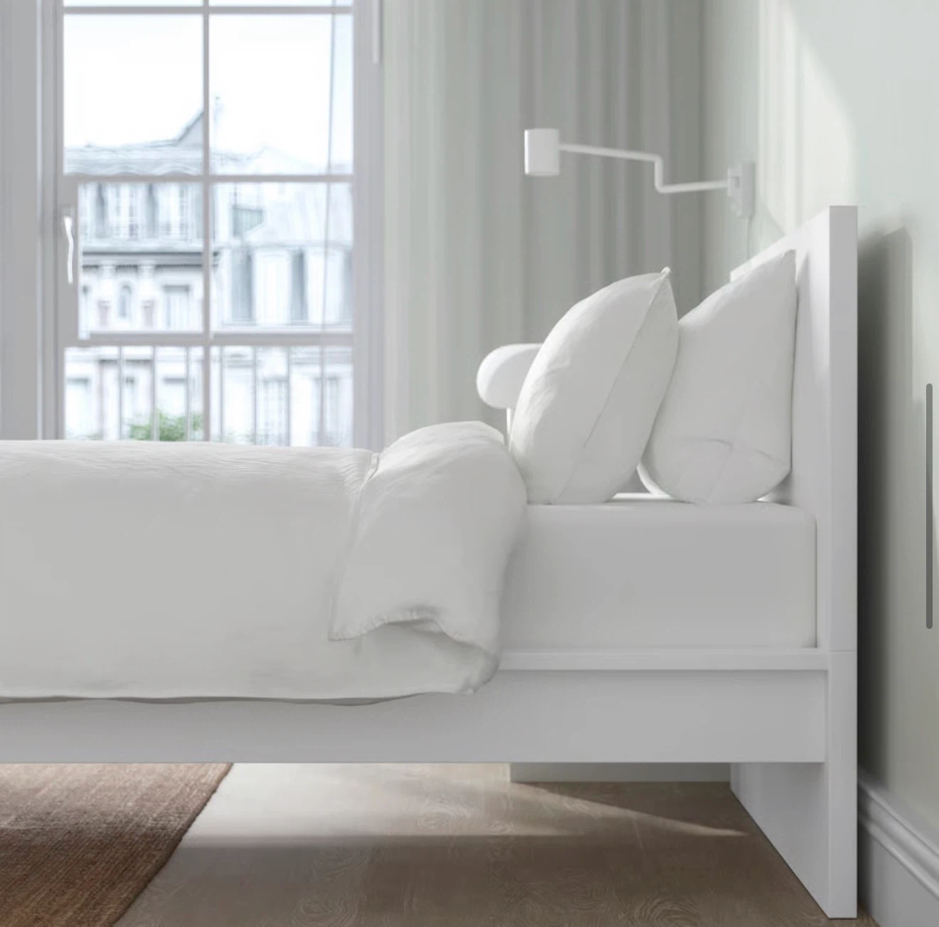 IKEA MALM Twin Bed Frame High White - photo 3
