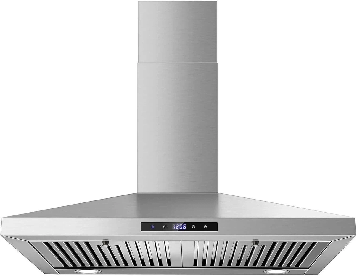 SNDOAS Range Hood-30"-Silver-Wall Mount