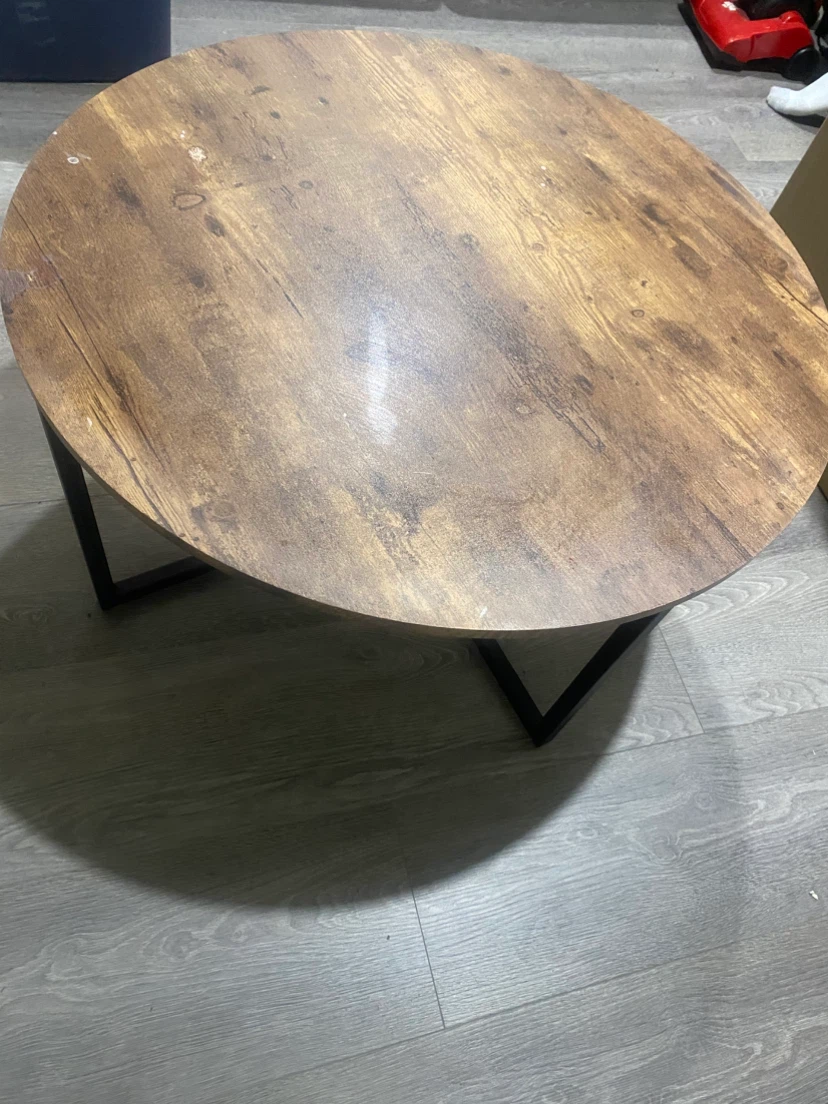 Round Wood Coffee Table