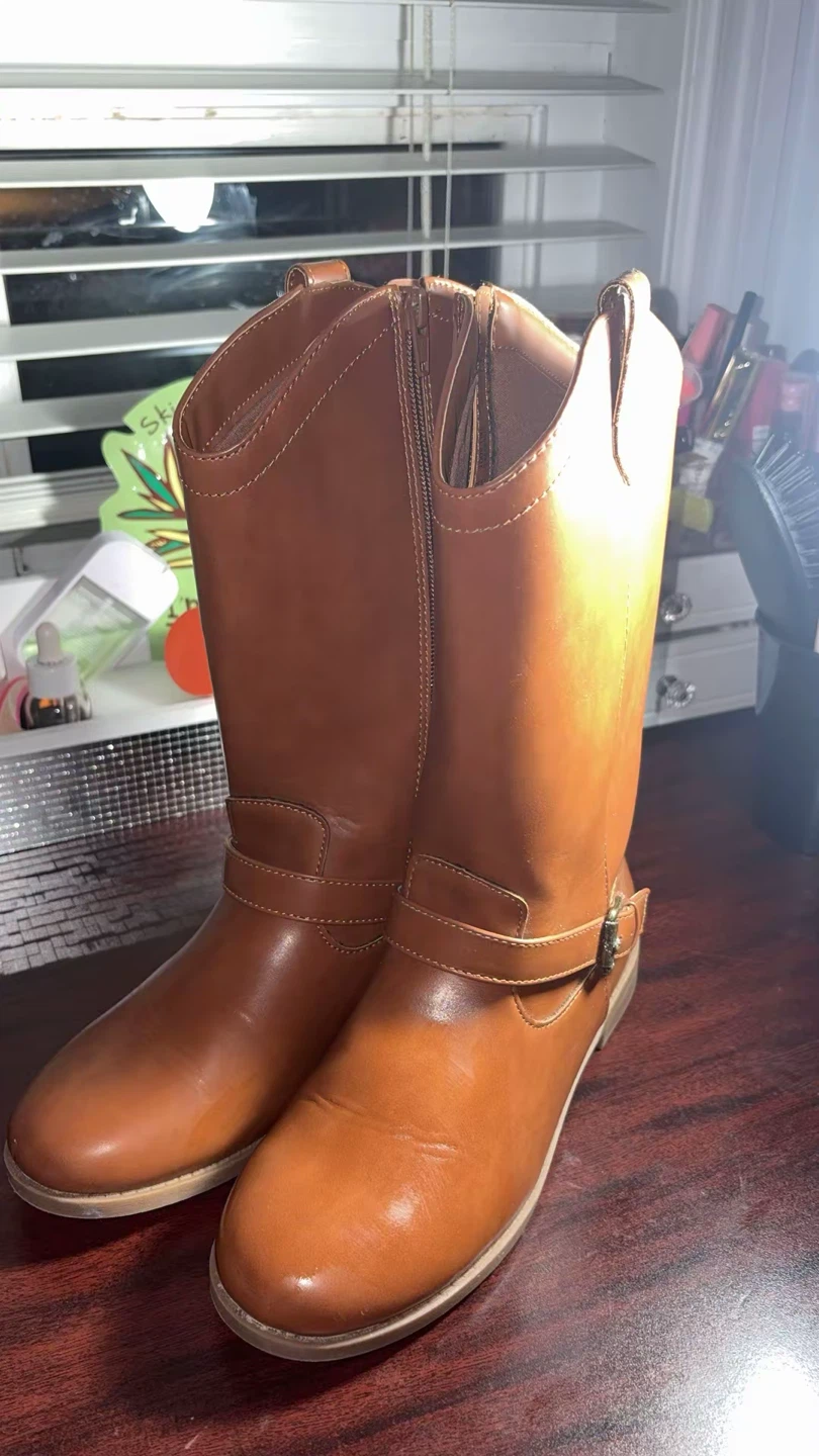 Old Navy Brown Cowboy Boots