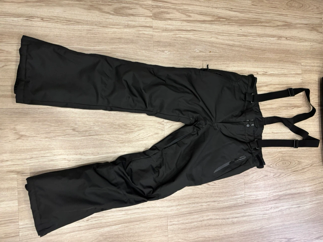YEEFINE Black Ski Pants with Suspenders - Size M - photo 2