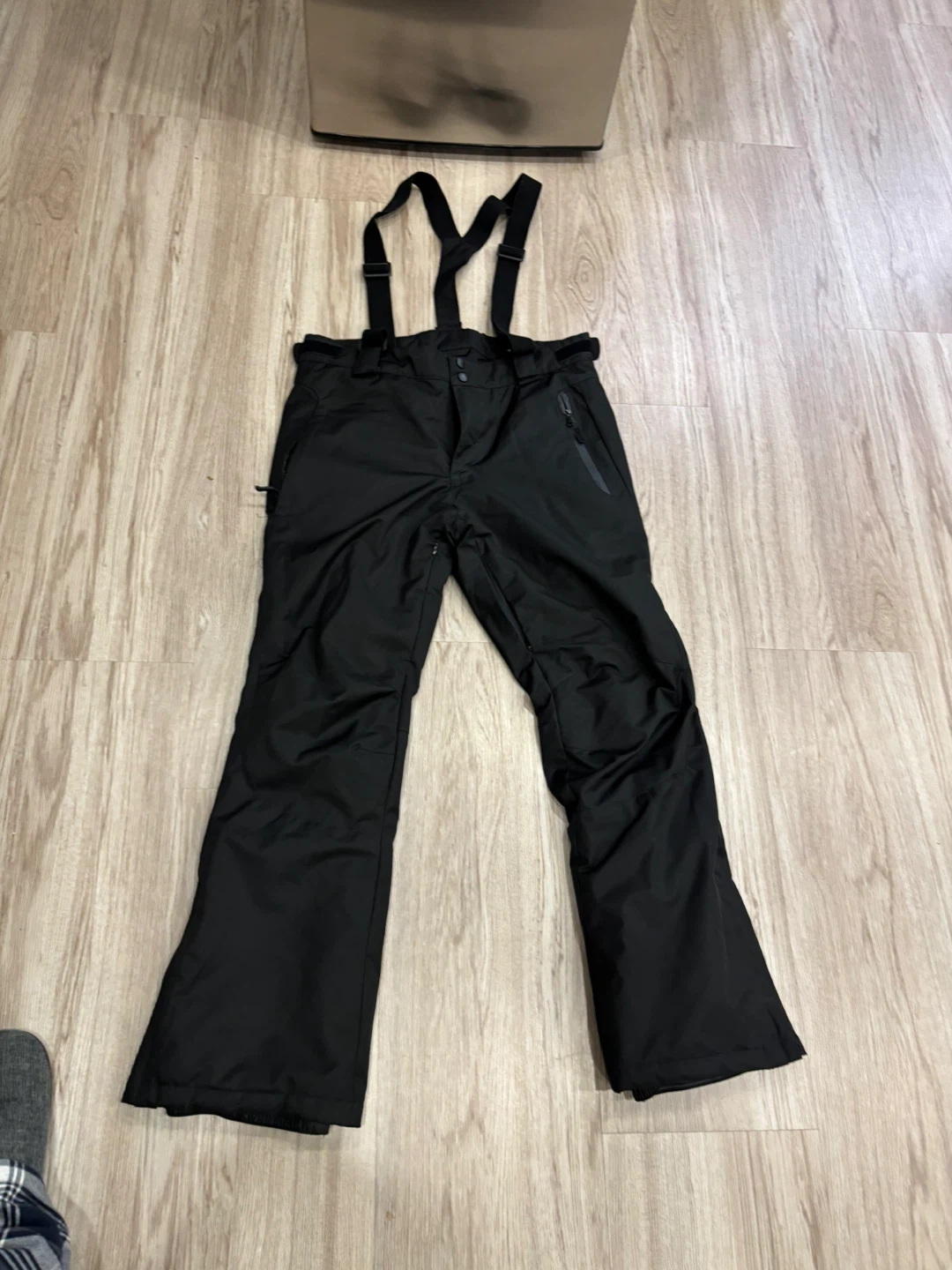 YEEFINE Black Ski Pants with Suspenders - Size M - photo 3