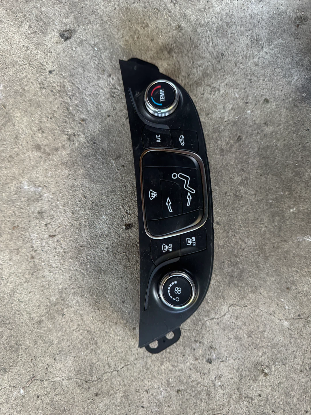 HVAC Temperature Control Panel