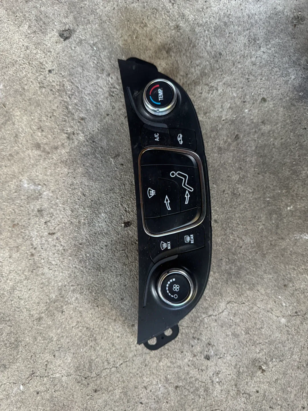 HVAC Temperature Control Panel