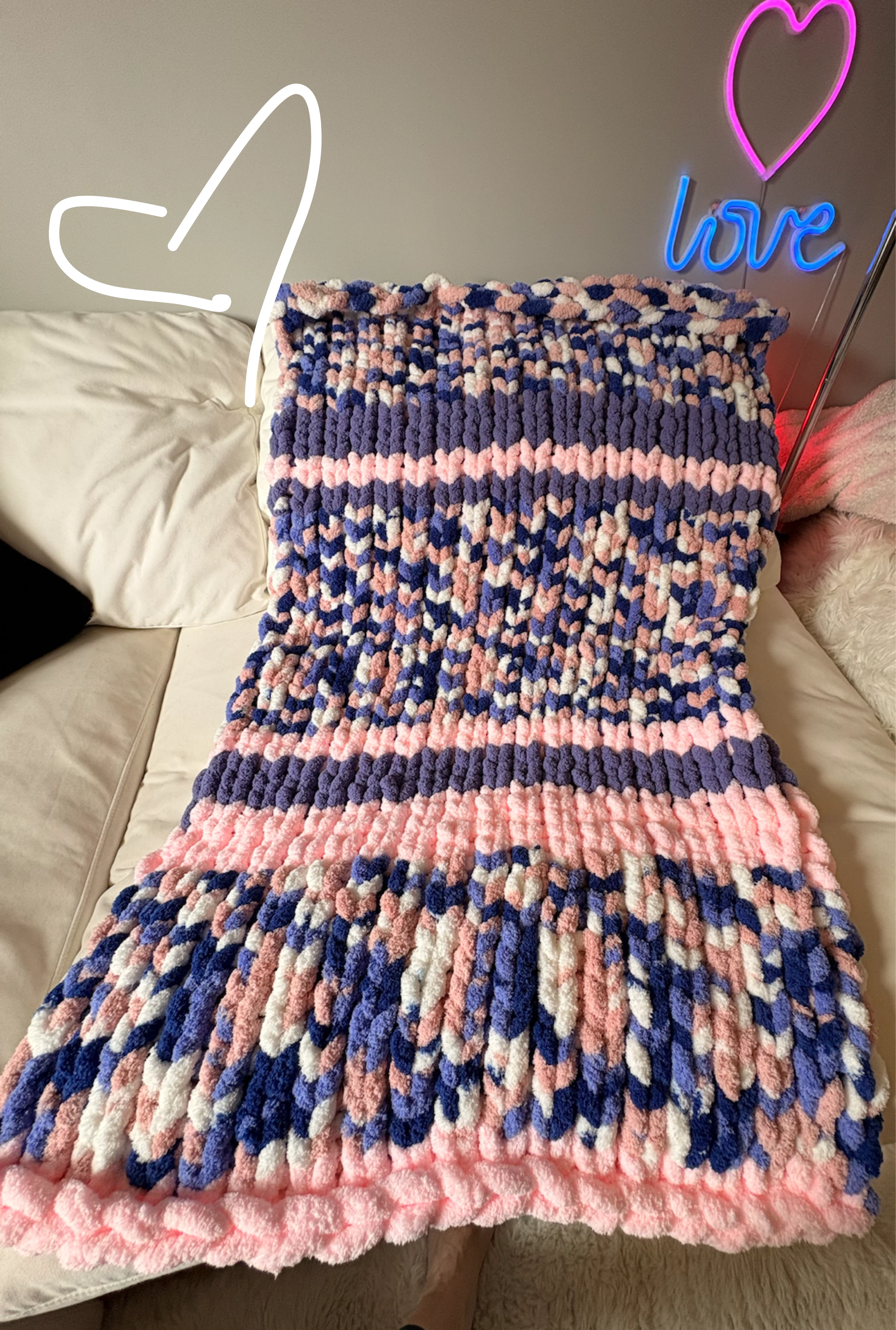 Chunky Knit Blanket
