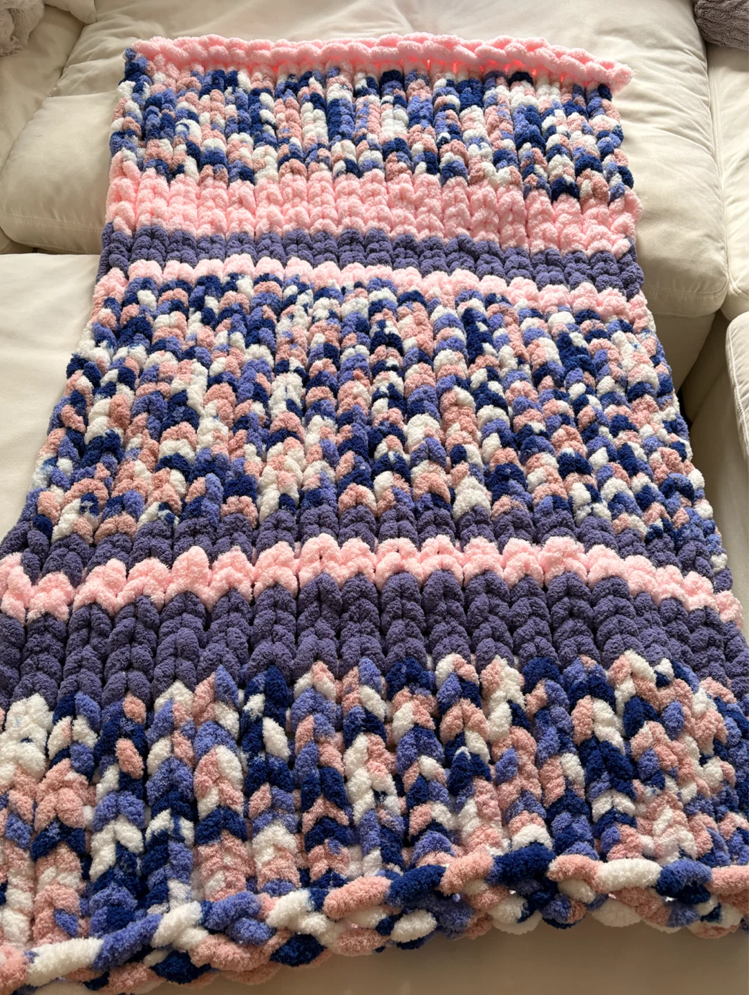 Chunky Knit Blanket - photo 3