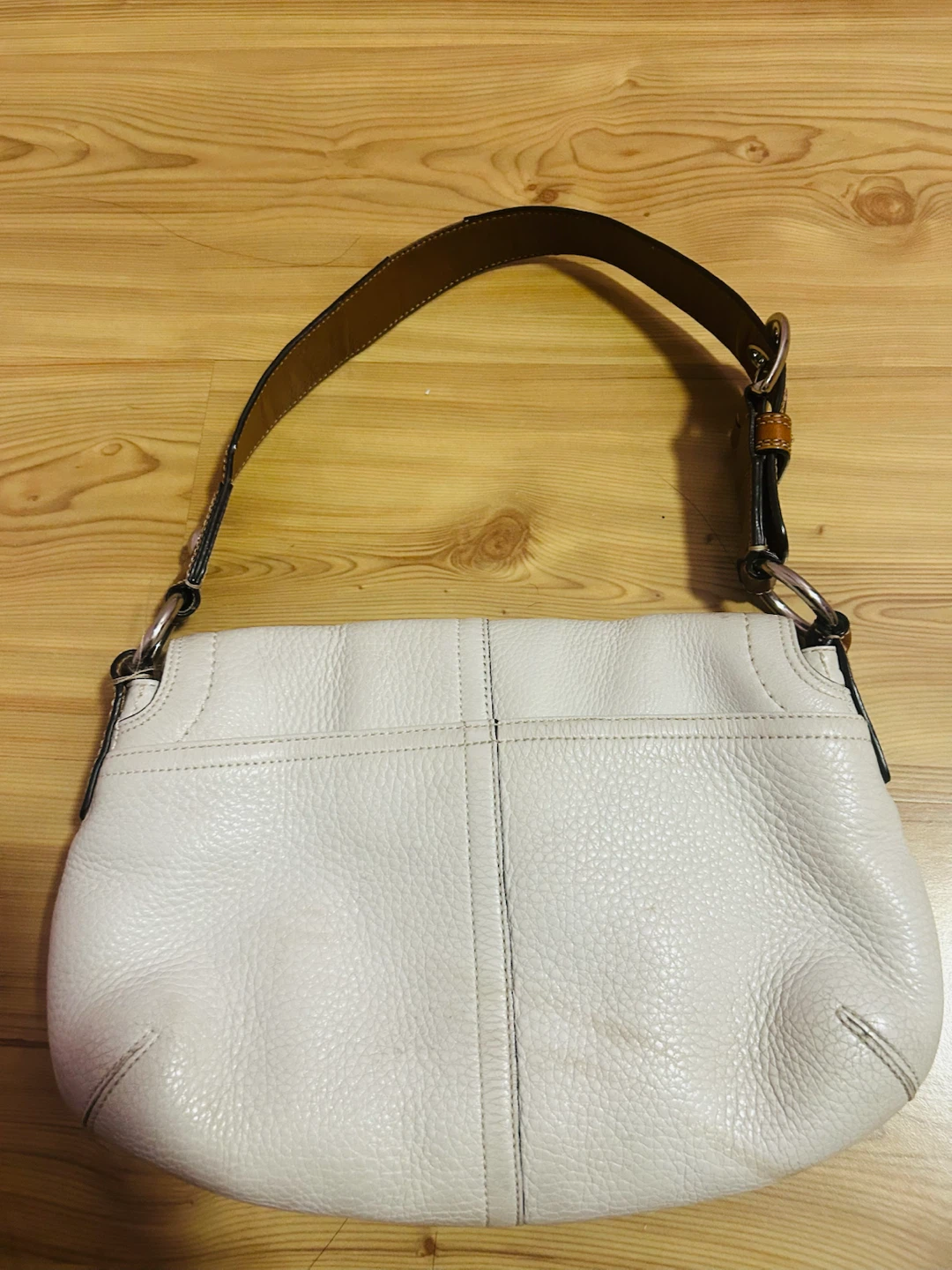 Coach White Leather Shoulder Bag - photo 3