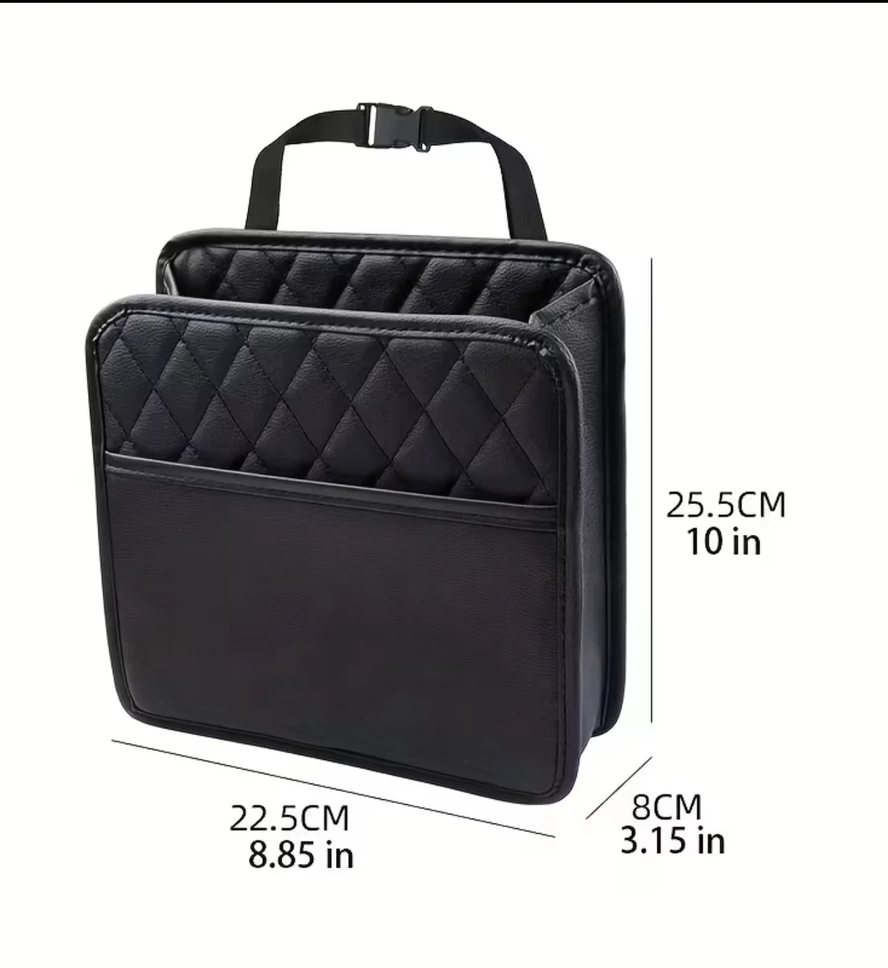 Black Car Seat Organizer Bag - photo 3