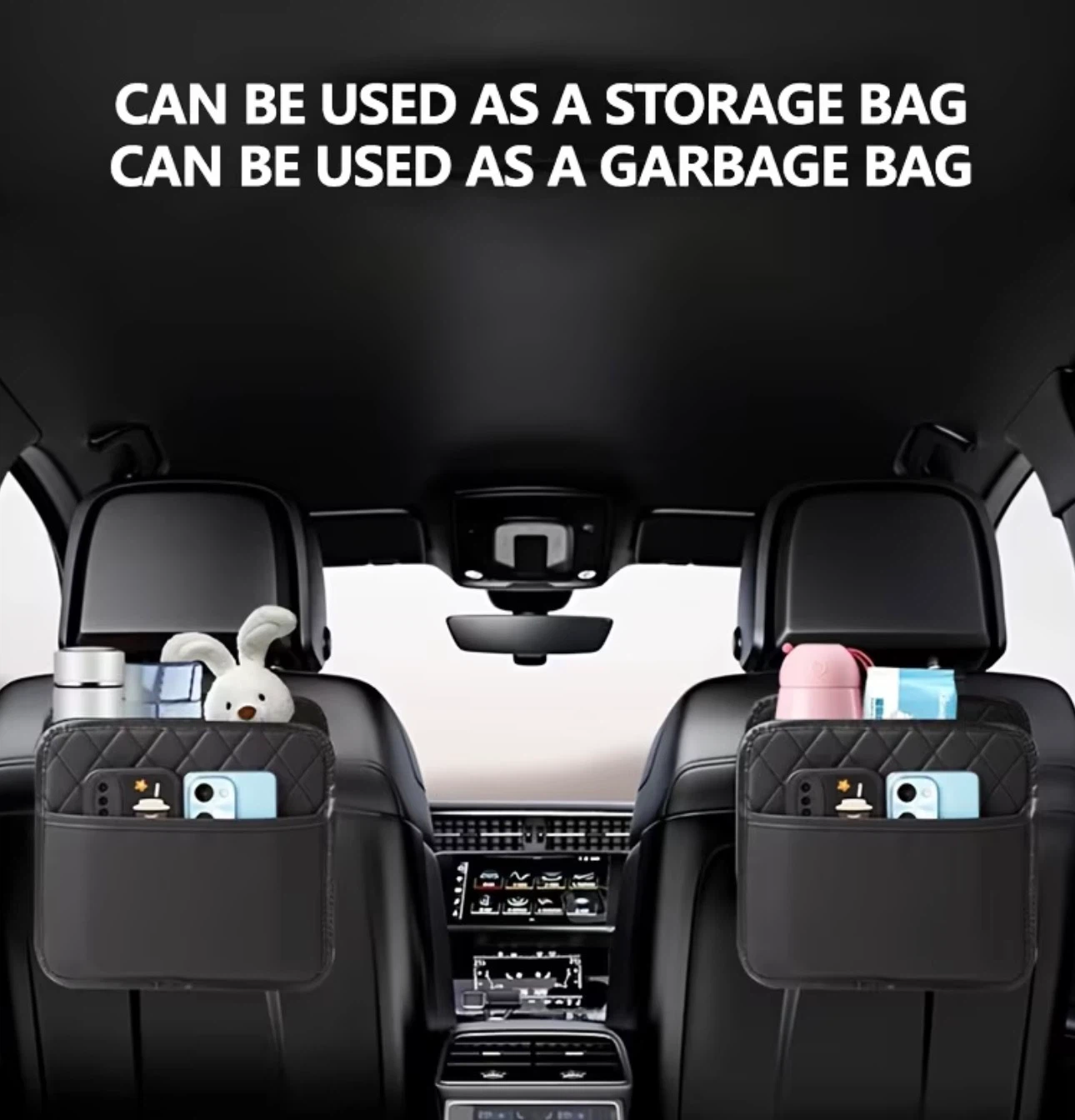 Black Car Seat Organizer Bag - photo 4