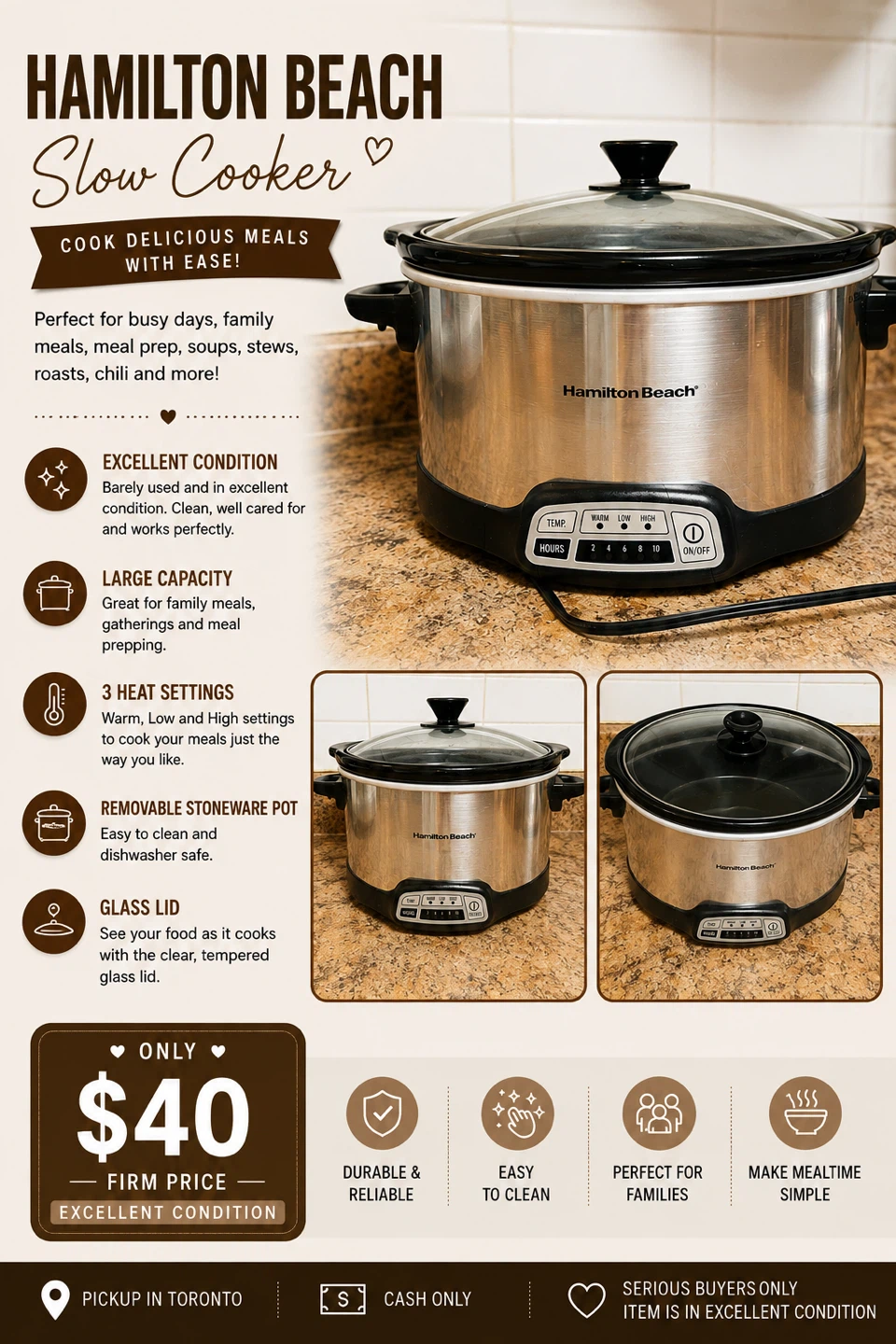 Hamilton Beach Slow Cooker