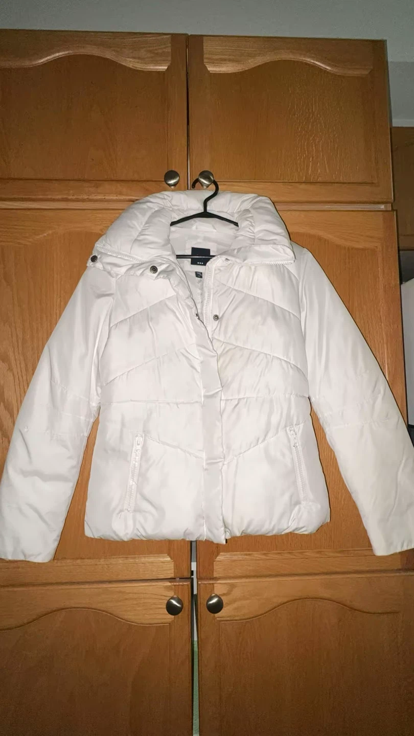 Gap White Puffer Jacket - Size XS - photo 2