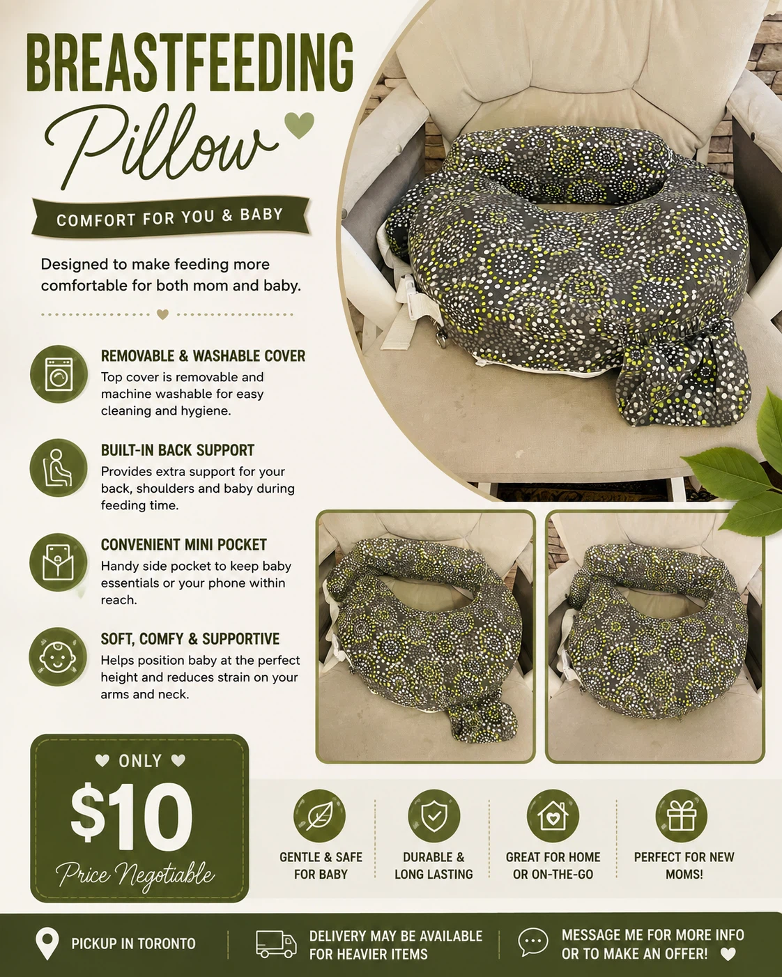 Breastfeeding Pillow - Comfort for You & Baby