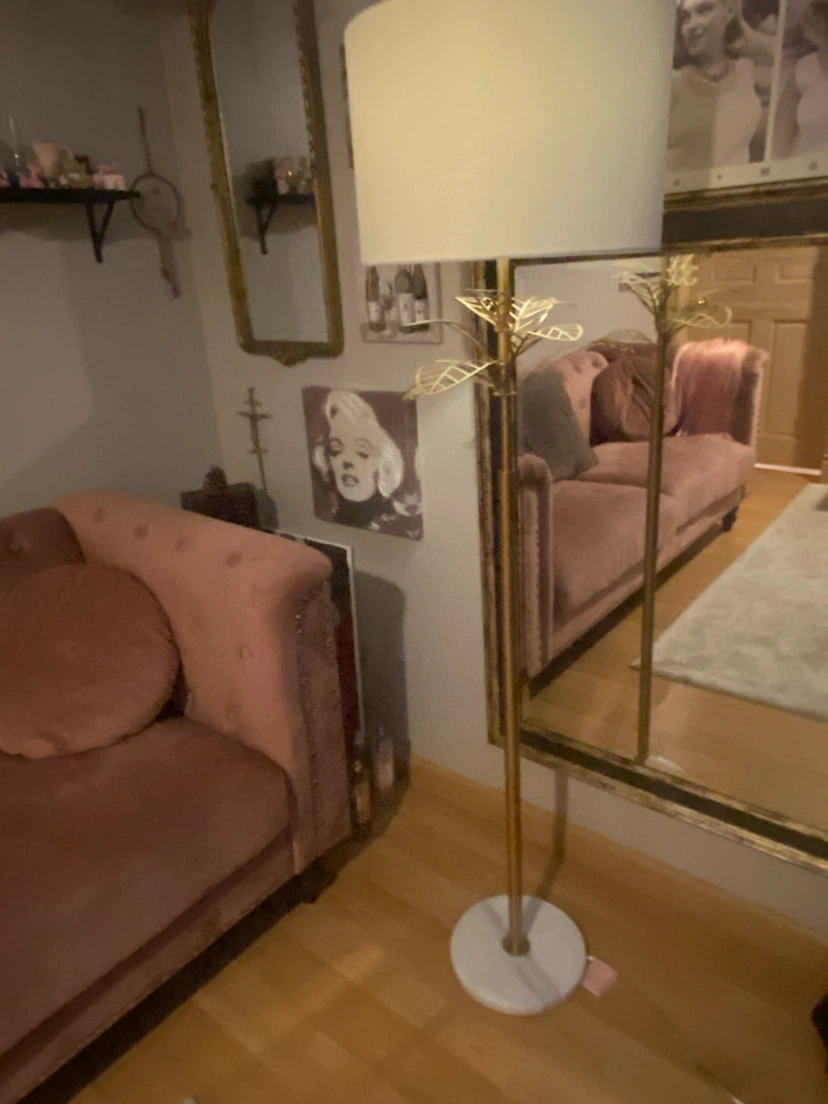 Gold Leaf Floor Lamp - photo 5