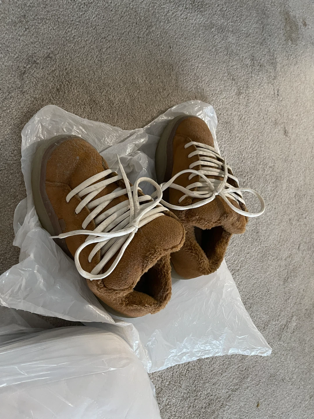 ERL vamp skate sneakers Natural Size-10 - photo 3