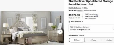 King Bed frame & 5 Drawer Chest - photo 5