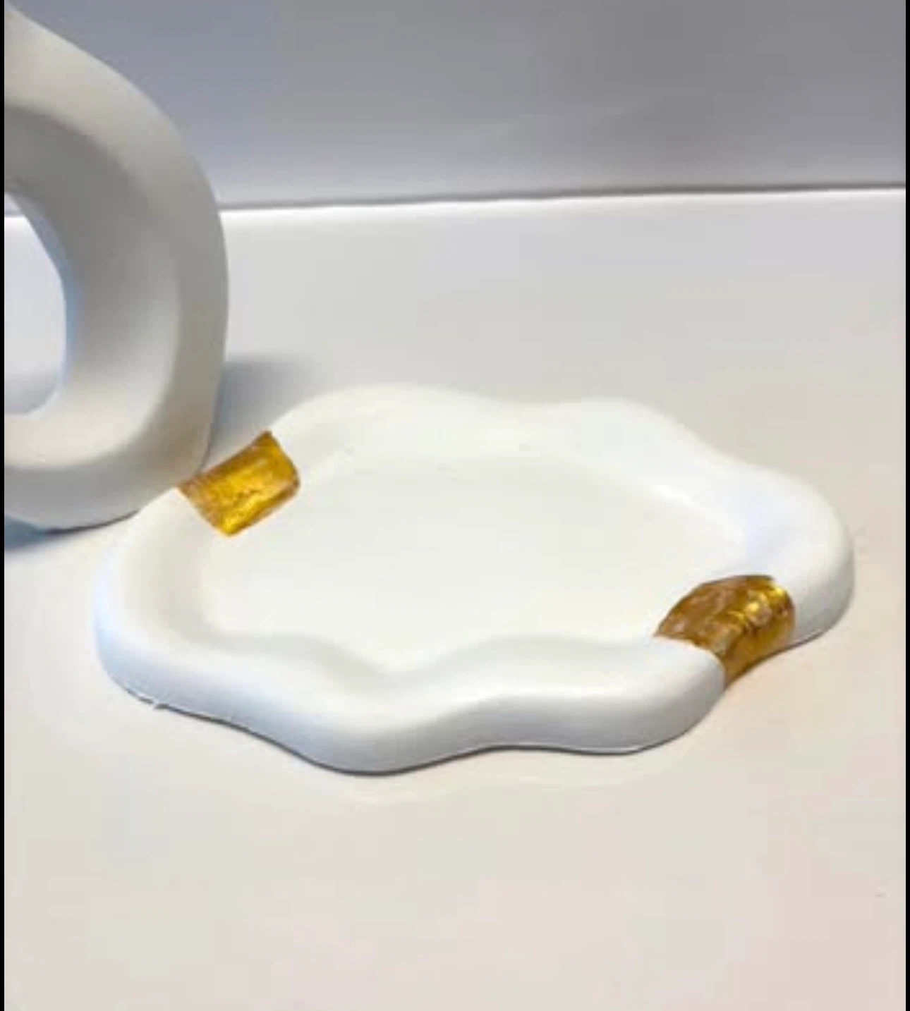 Handmade Home Decor Set -Tray, trinket box, vase - photo 4