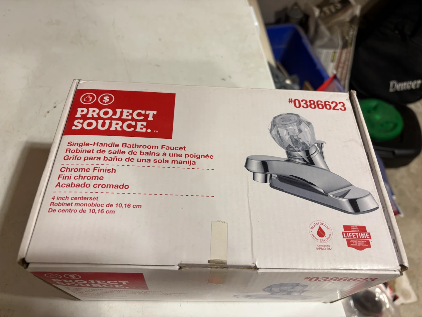 BNIB - Project Source Single-Handle Bathroom Faucet