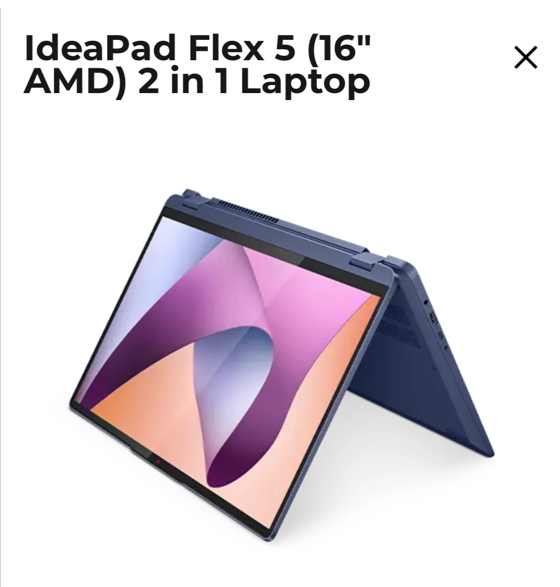 Lenovo Ideapad Flex 5 16” - photo 2