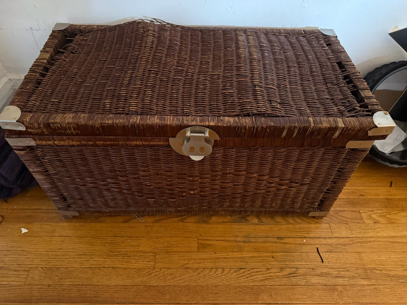 Wicker Storage Trunk