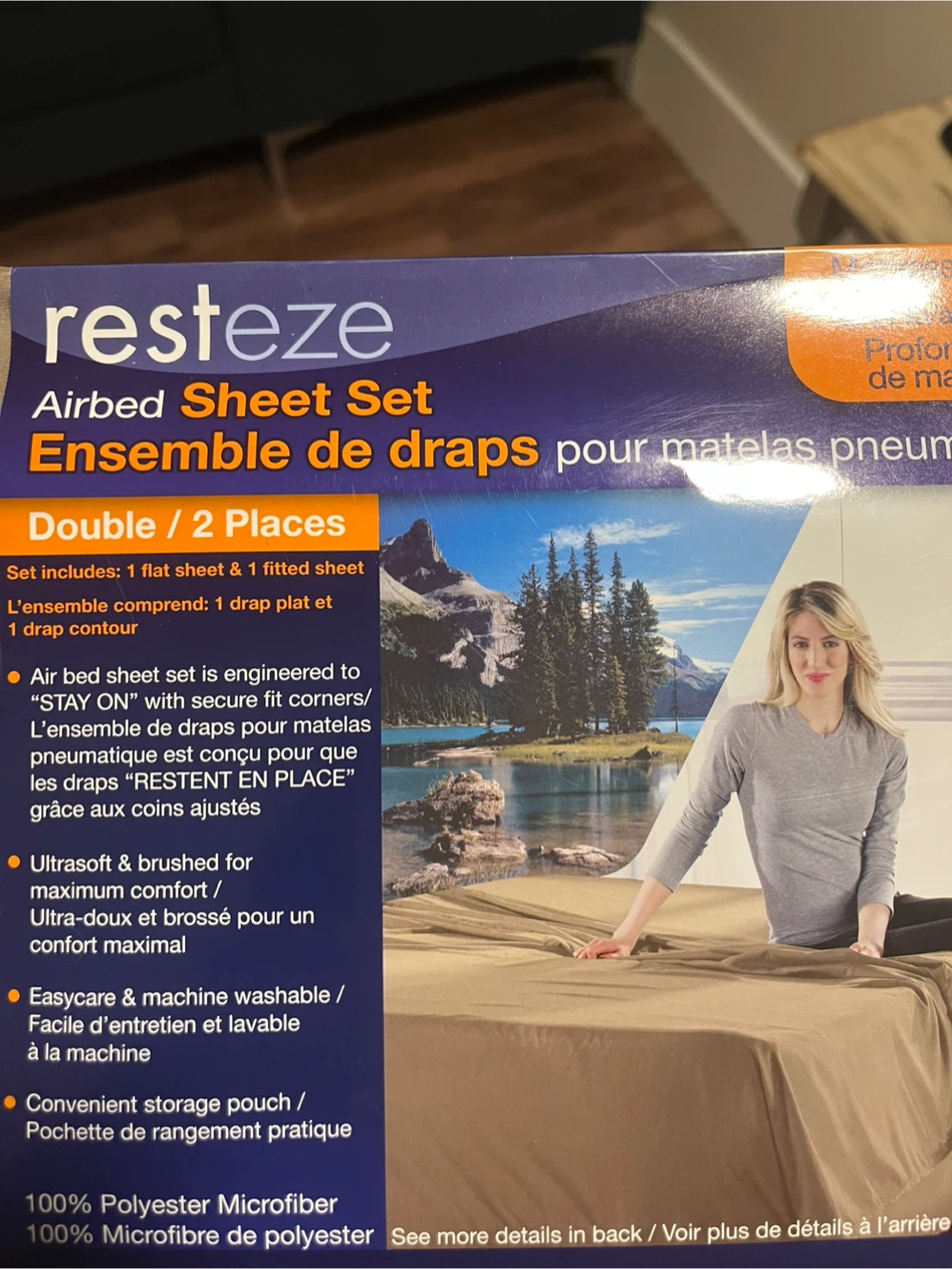 Resteze Camping Airbed Sheet Set