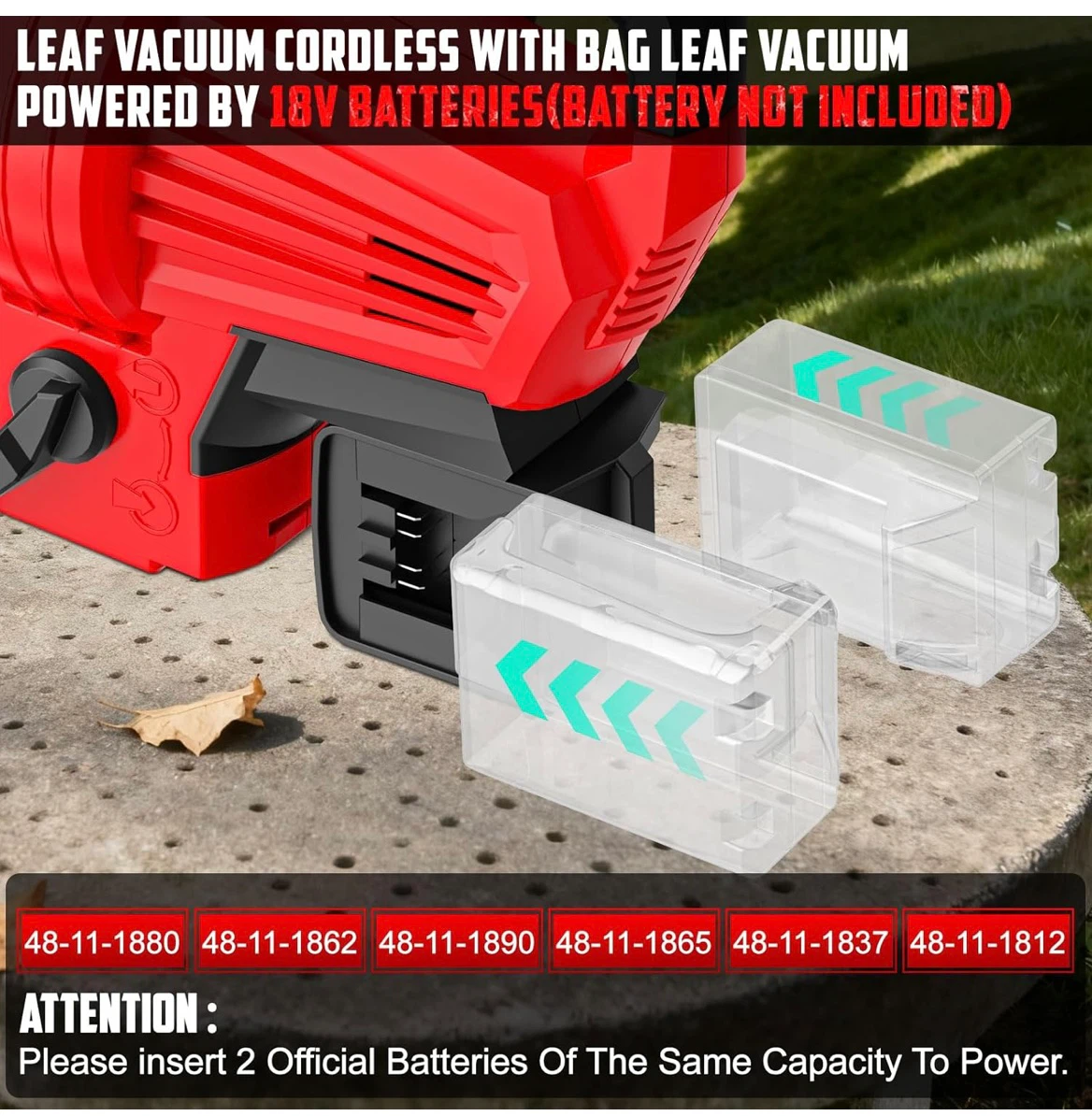 Cordless Leaf Blower Vacuum & Mulcher 3 in 1 (Max 40V) - photo 3