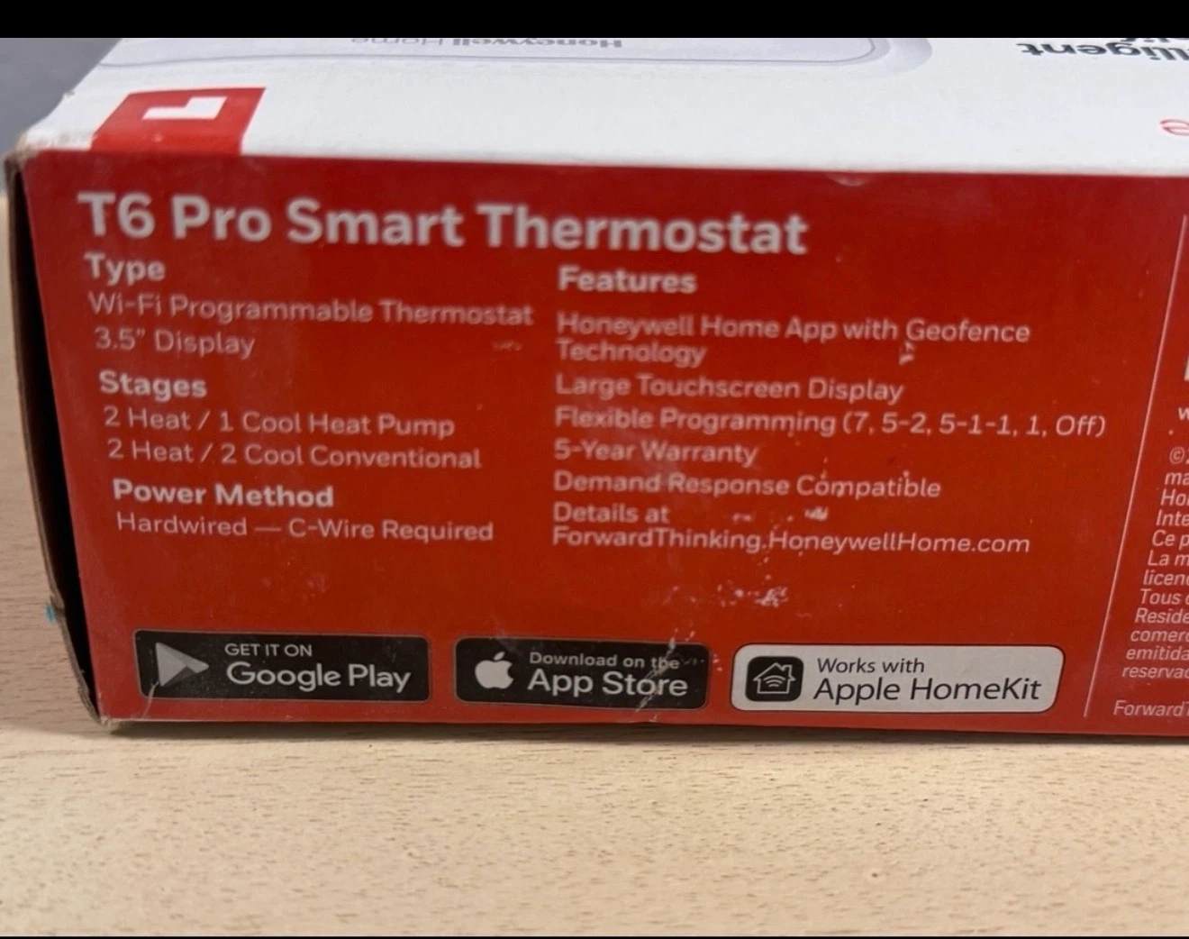 Honeywell Home T6 Pro Smart Thermostat - photo 2