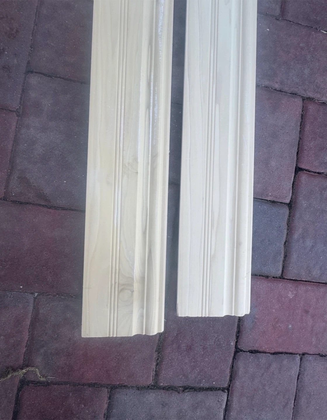 2 Wood Trim Moulding Pieces
