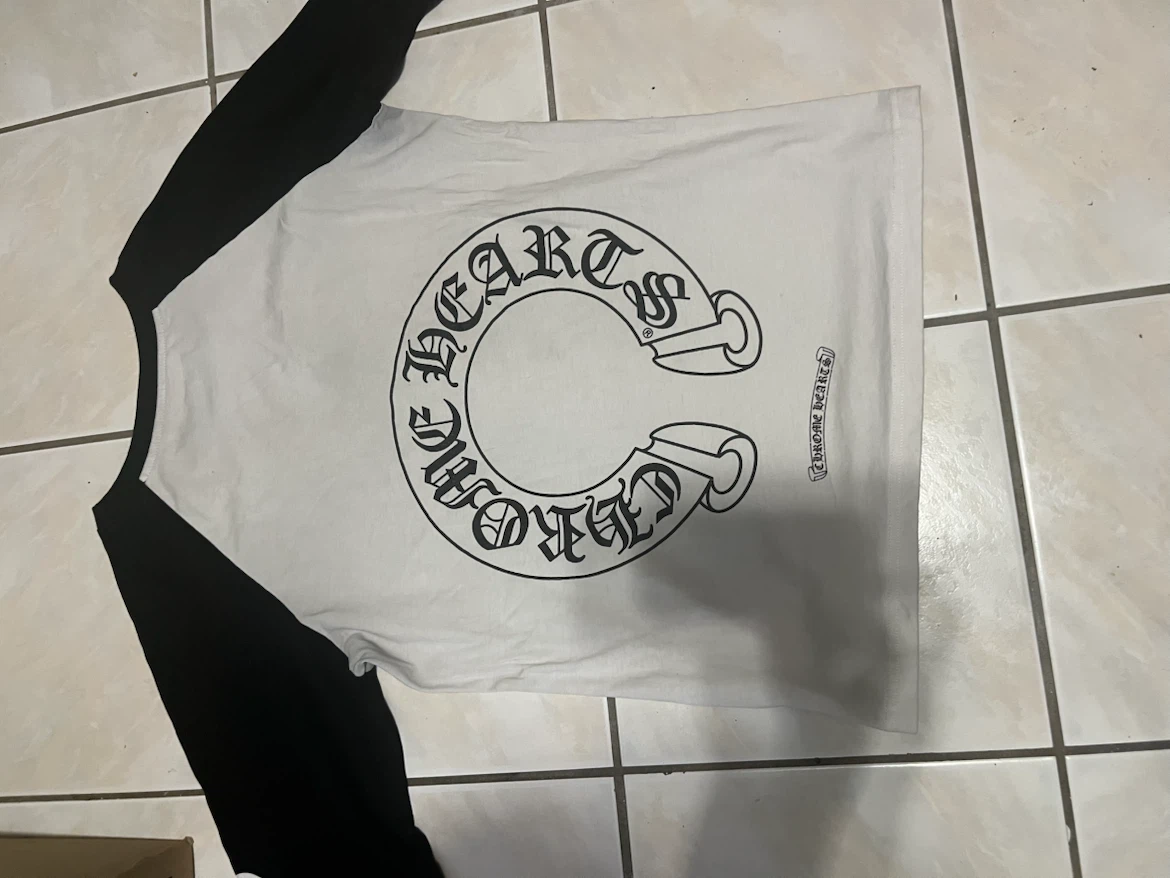 Chrome Hearts Long Sleeve Baseball T-Shirt - photo 3