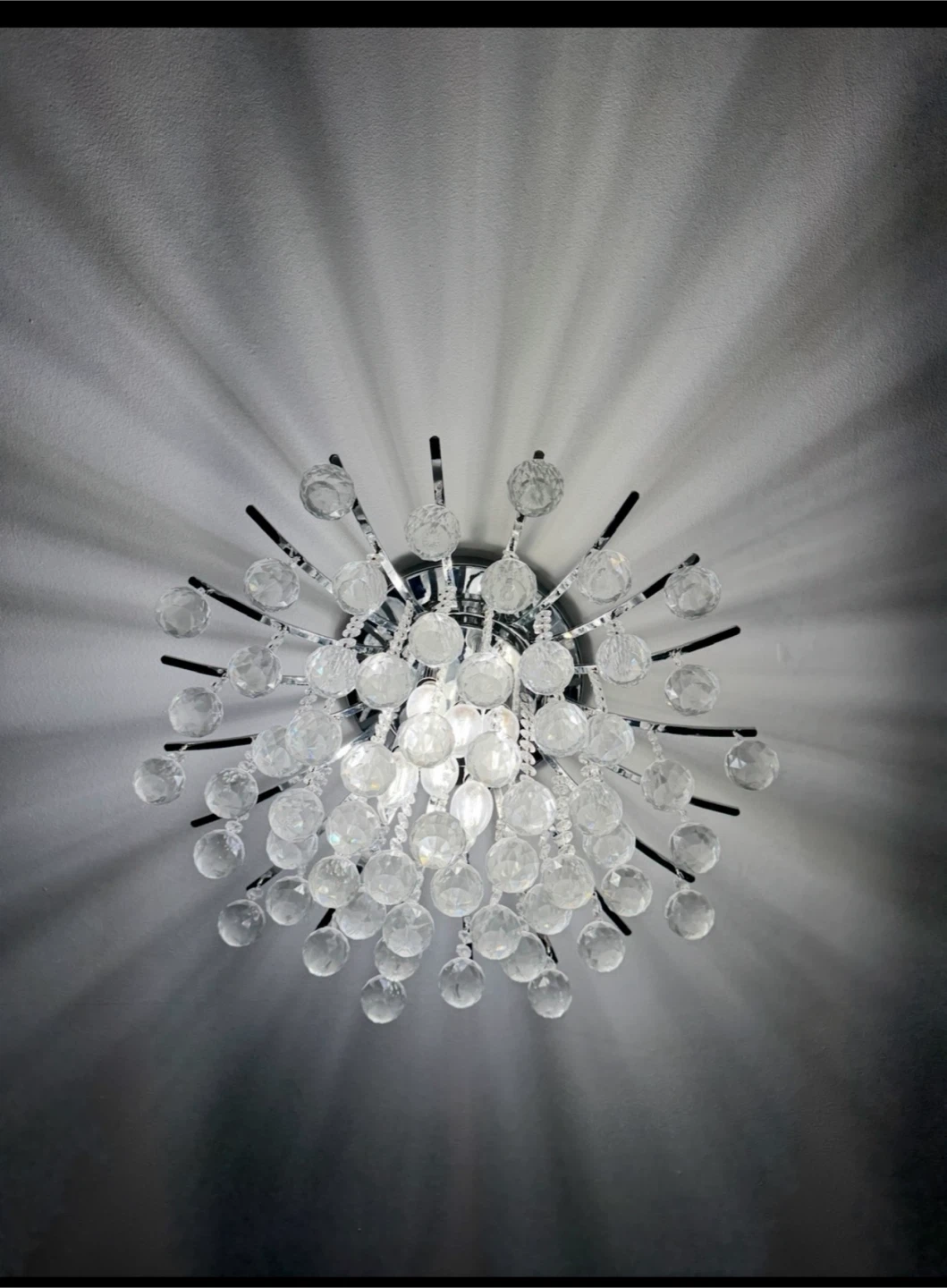Flush Mount Crystal Chandelier - photo 2