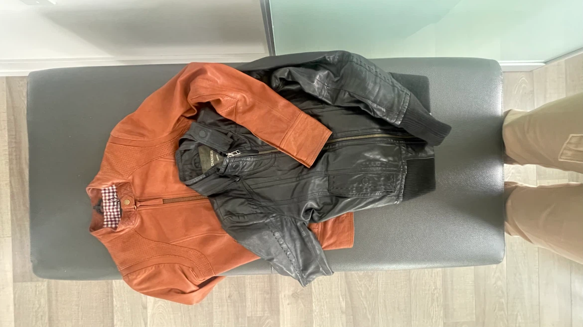Set of Genuine Leather Jackets XS