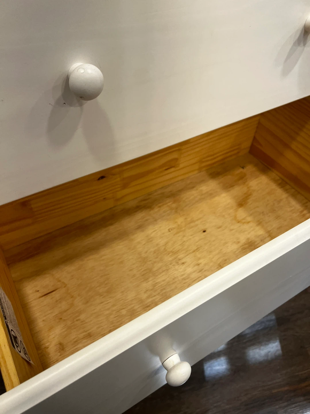 White 5-Drawer Chest with Lock - photo 2