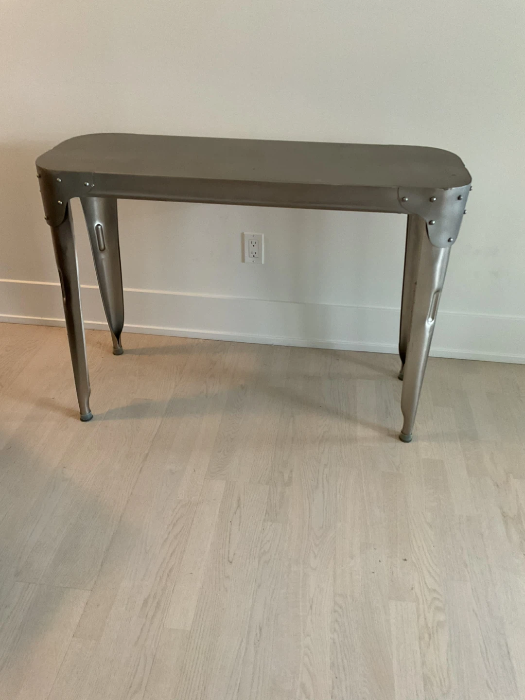 Industrial style console table