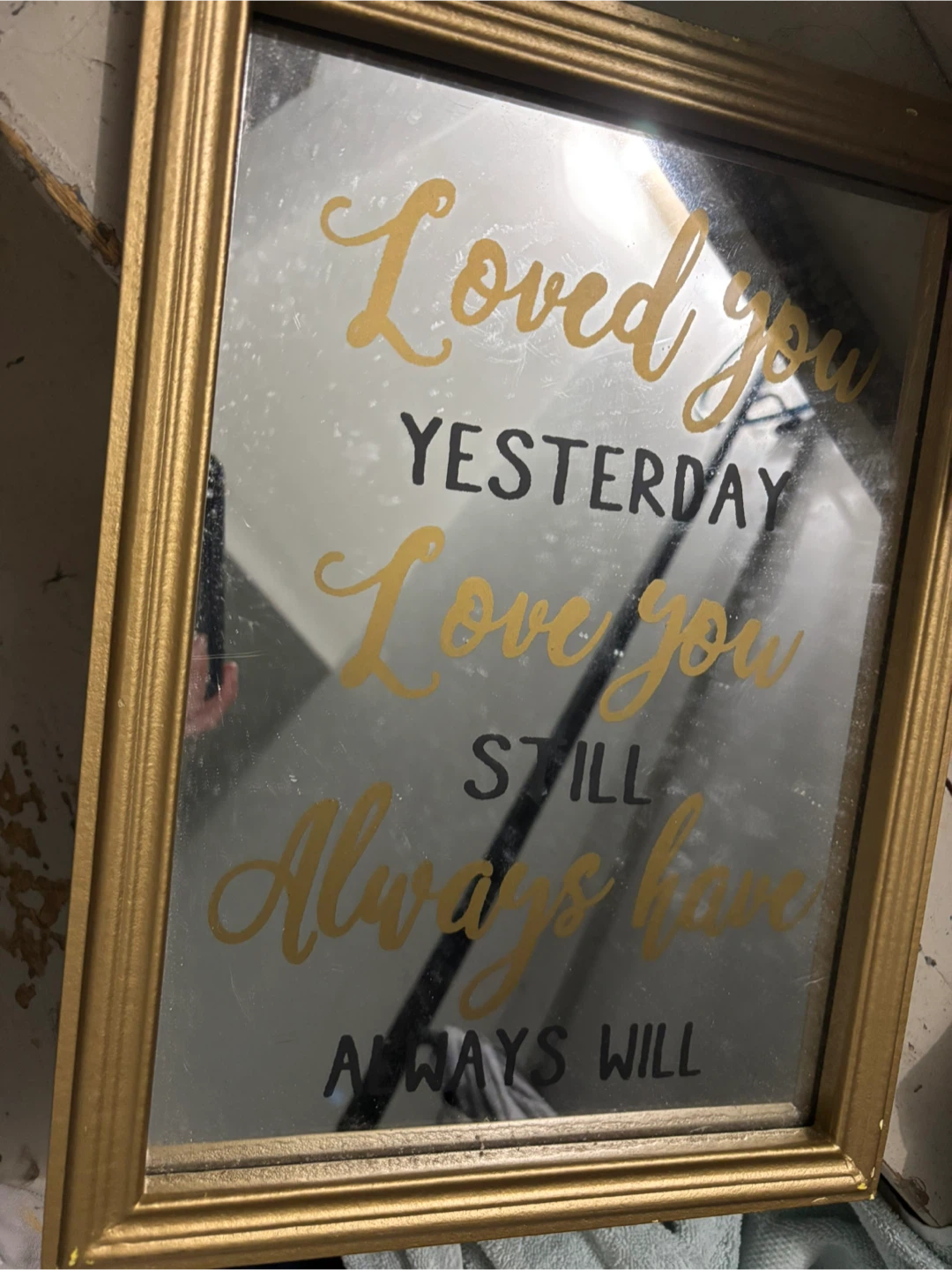 Decorative quote Mirror