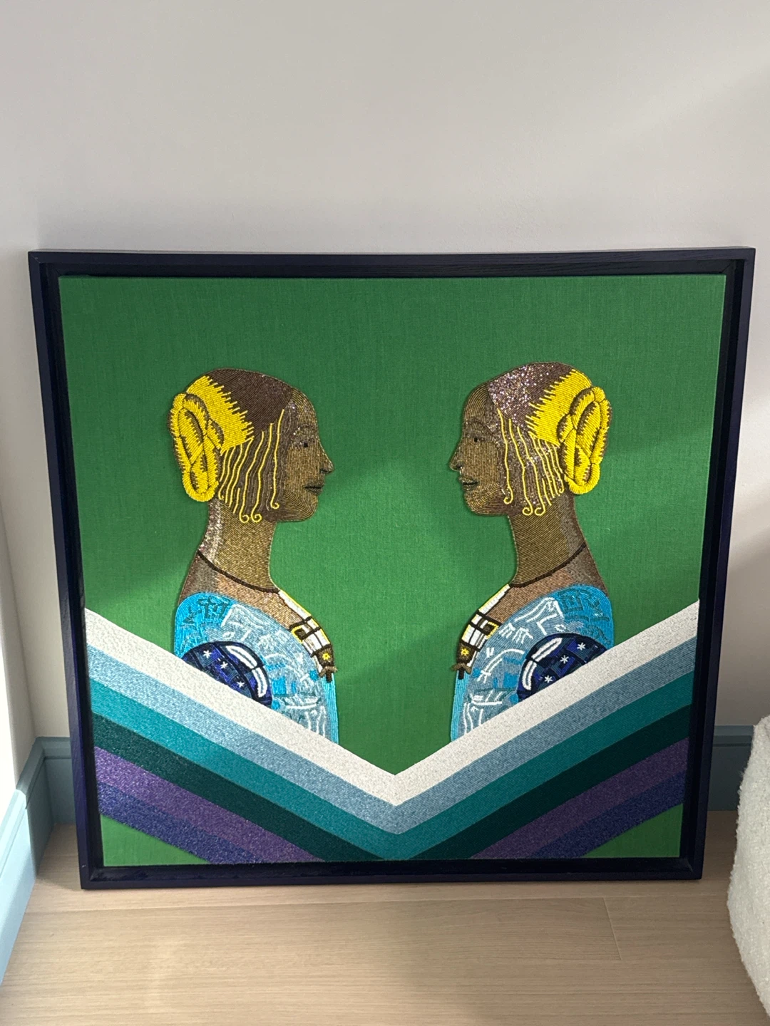 Jonathan Adler beaded art large