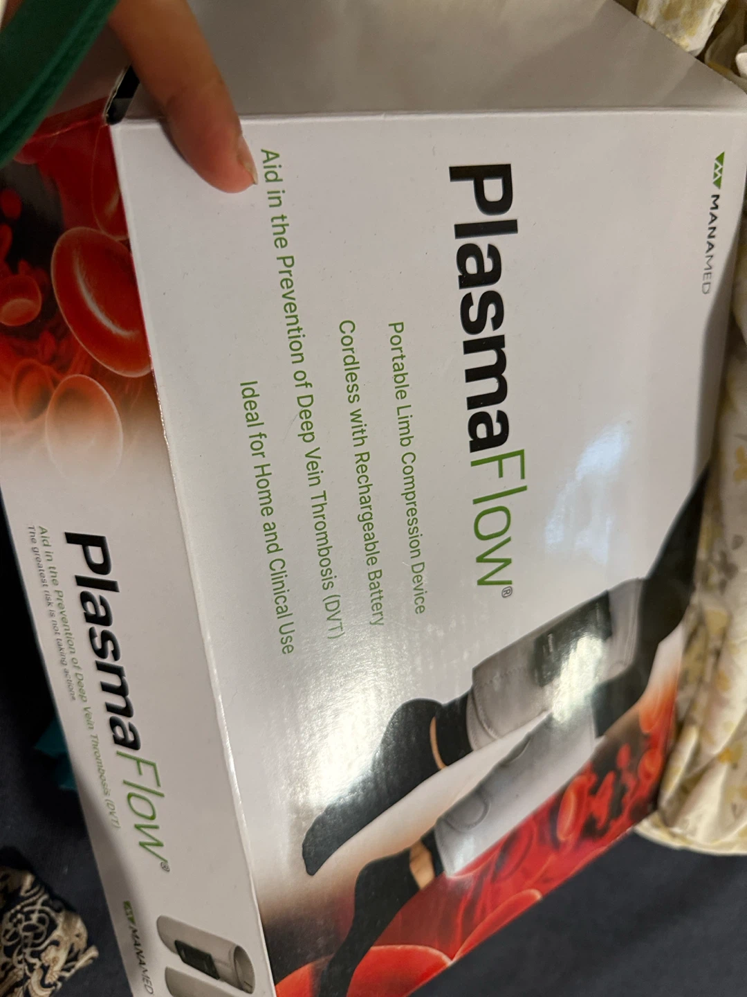Manamed PlasmaFlow Portable DVT Compression Device - photo 4