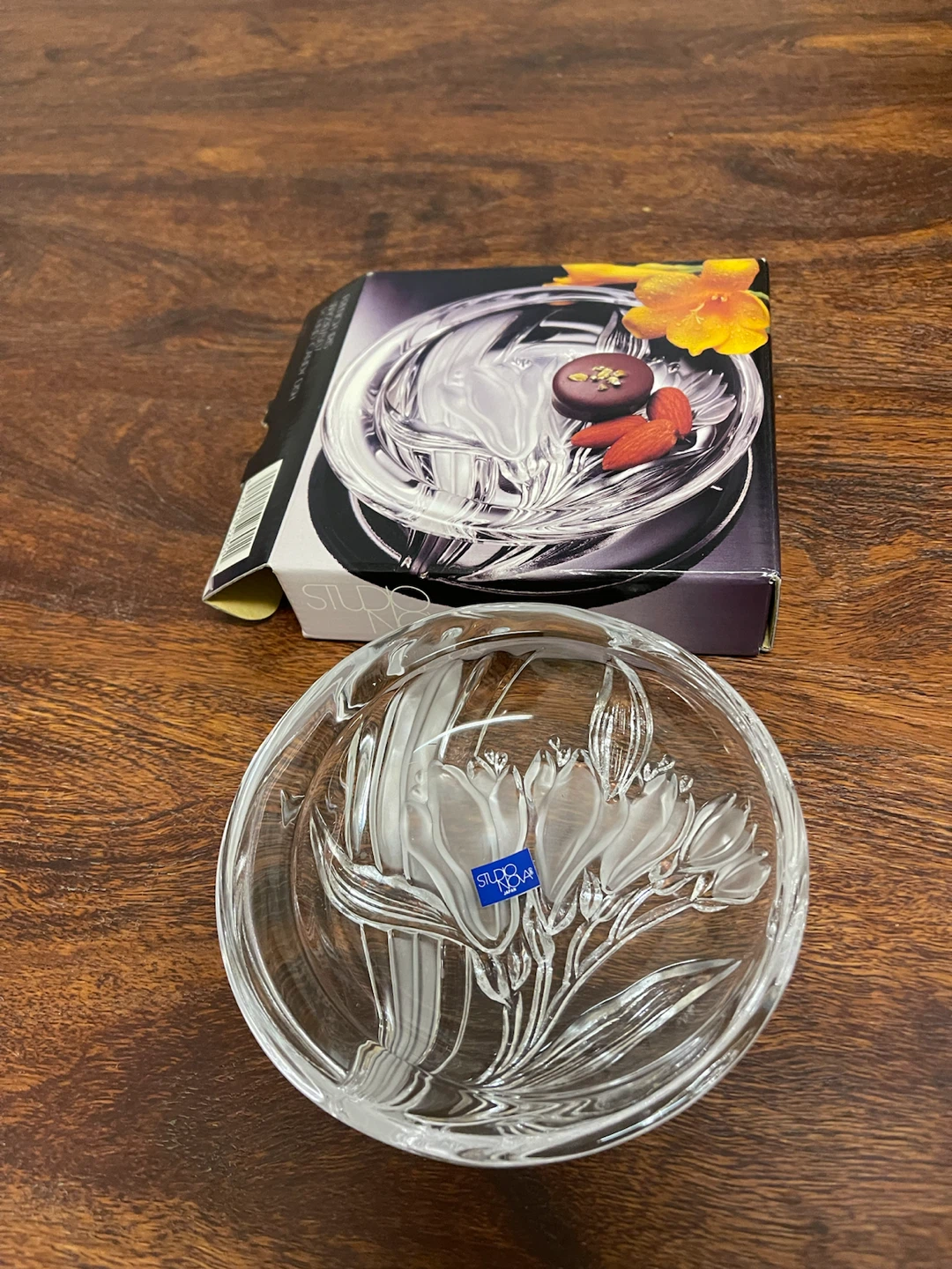 $15 for each Studio Bohemia Crystal Bowl with Floral Design