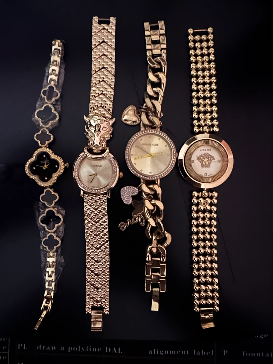 Gold Tone Fashion Watches